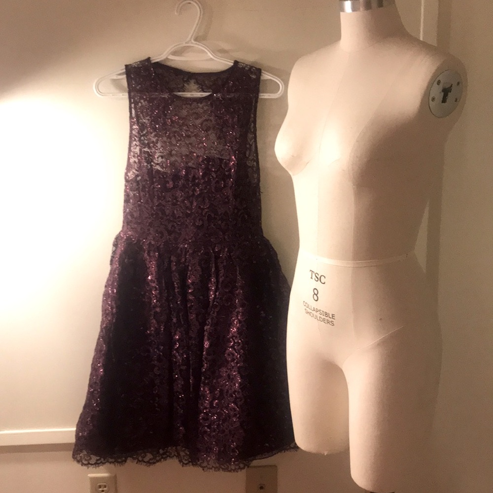 ALICE + OLIVIA sz 6 lace bustier party dress NWT
